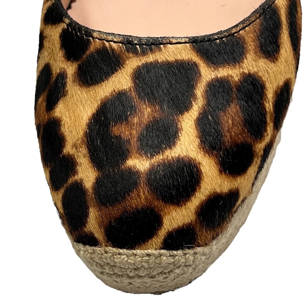 J. CREW HUTTON Haircalf Espadrille Wedge 7.5 - Picture 5 of 12